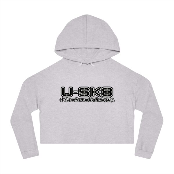 U-SK8 - Women’s Cropped Hooded Sweatshirt
